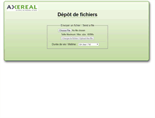 Tablet Screenshot of bigfiles.axereal.com